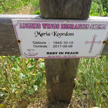 KOORDOM Maria 1945-2017