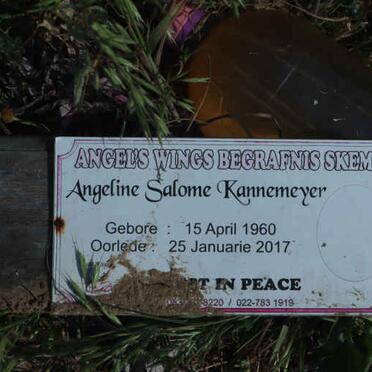 KANNEMEYER Angeline Salome 1960-2017