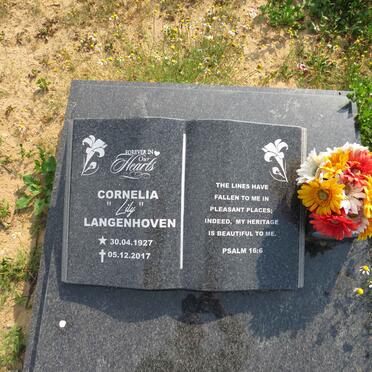 LANGENHOVEN Cornelia 1927-2017