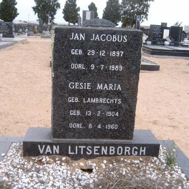 LITSENBORGH Jan Jacobus, van 1897-1989 &amp; Gesie Maria LAMBRECHTS 1904-1960
