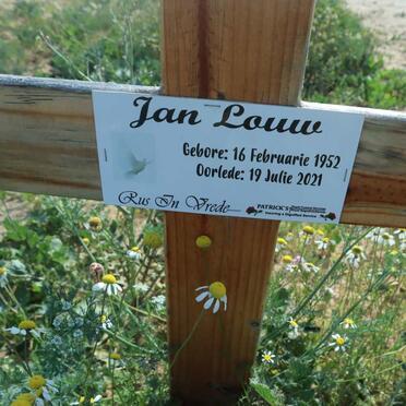 LOUW Jan 1952-2021