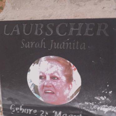 LAUBSCHER Sarah Juanita 1949-2014