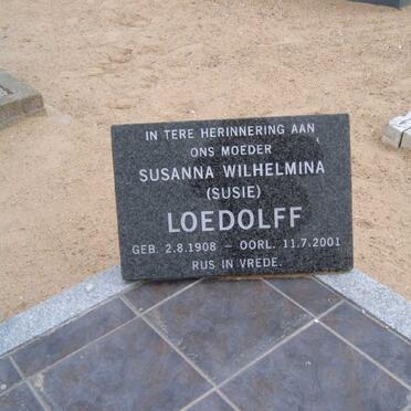 LOEDOLFF Susanna Wilhelmina 1908-2001