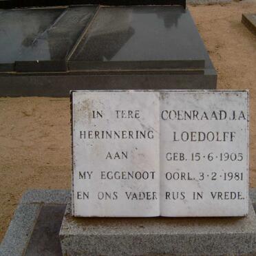 LOEDOLFF Coenraad J.A. 1905-1981