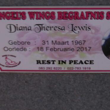 LEWIS Diana Theresa 1967-2017