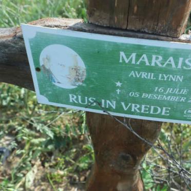 MARAIS Avril  Lynn 1960-2016