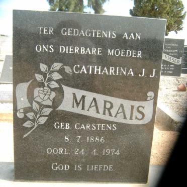 MARAIS Catharina J.J. nee CARSTENS 1886-1974