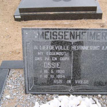 MEISSENHEIMER Ossie 1920-1994
