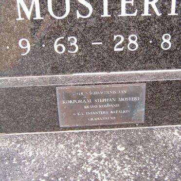 MOSTERT Stephan 1963-1983