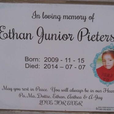 PIETERSEN Ethan Junior 2009-2014