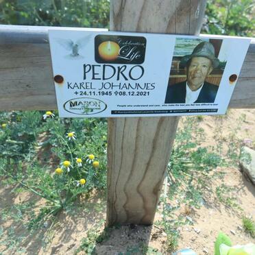 PEDRO Karel Johannes 1945-2021