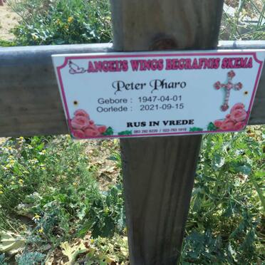 PHARO Peter 1947-2021
