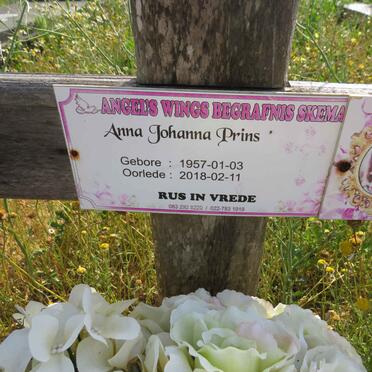 PRINS Anna Johanna 1957-2018