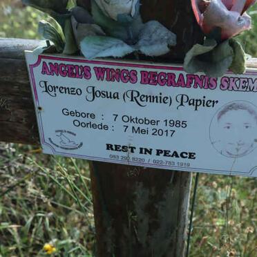 PAPIER Lorenso Josua 1985-2017