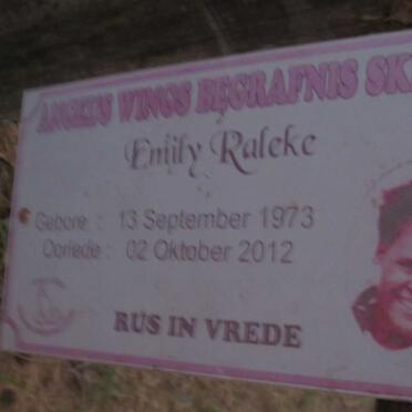 RALEKE Emily 1973-2012