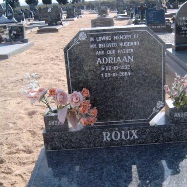 ROUX Adriaan 1932-2004