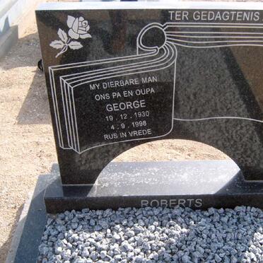 ROBERTS George 1930-1998