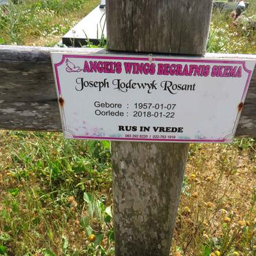 ROSANT Joseph Lodewyk 1957-2018