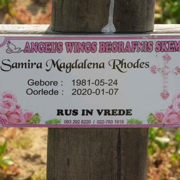 RHODES Samira Magdalena 1981-2020
