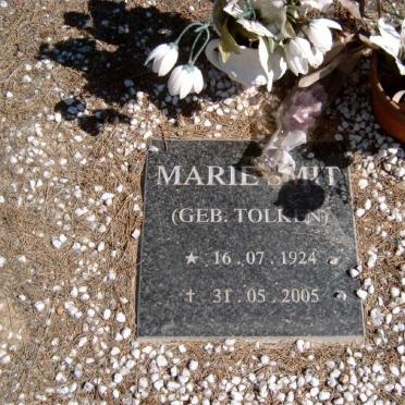 SMIT Marie nee TOLKEN 1924-2005