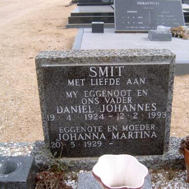 SMIT Daniel Johannes 1924-1993 &amp; Johanna Martina 1929-