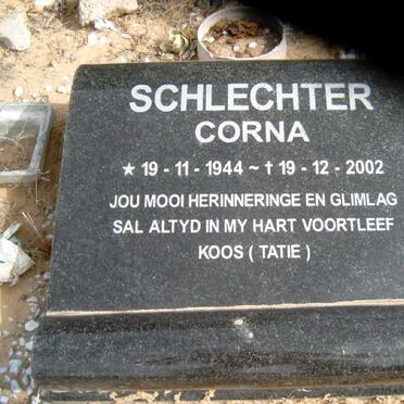 SCHLECHTER Corna 1944-2002