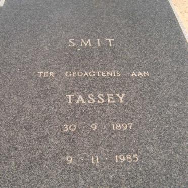 SMIT Tassey 1897-1985