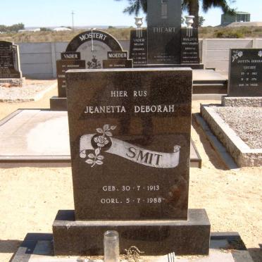 SMIT Jeanetta Deborah 1913-1988