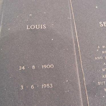 SEGAL Louis 1900-1983 &amp; Jane VAN LITSENBORGH 1901-1983 