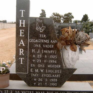 THEART H.J. 1925-1994 &amp; E.M.W. EYGELAAR   1928-1995