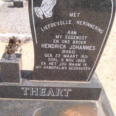 THEART Hendrick Johannes 1931-1989