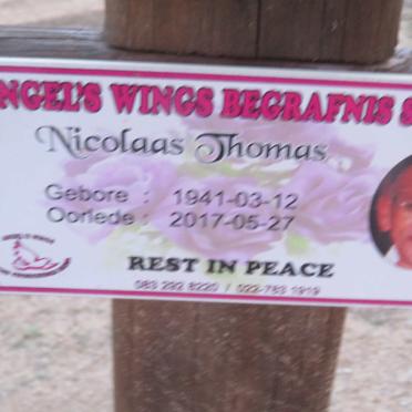 THOMAS Nicolaas 1941-2017