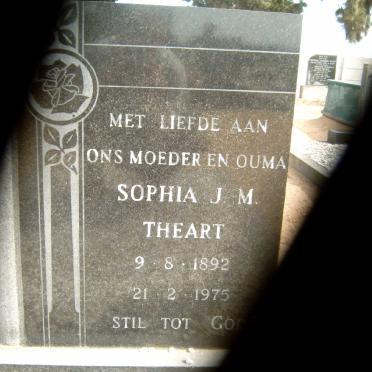 THEART Sophia J.M. 1892-1975