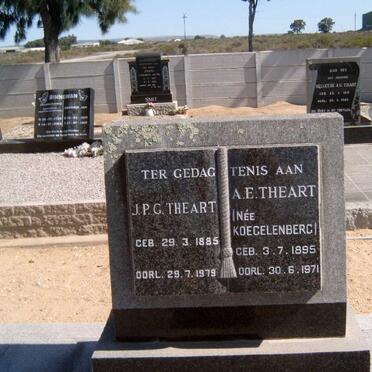 THEART J.P.G. 1885-1979 &amp; A.E. KOEGELENBERG 1895-1971