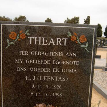THEART H.J. 1926-1998