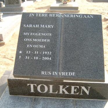 TOLKEN Sarah Mary 1932-2004