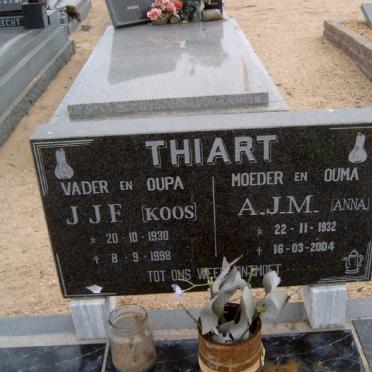 THIART J.J.F. 1930-1998 &amp; A.J.M. 1932-2004