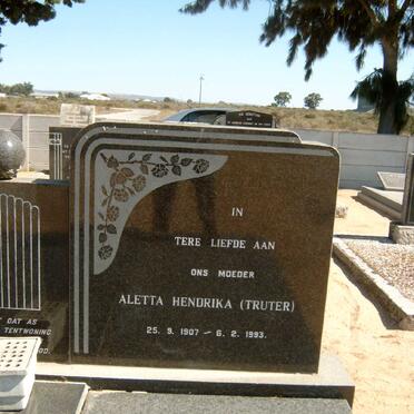 THIART Aletta Hendrika nee TRUTER 1907-1993