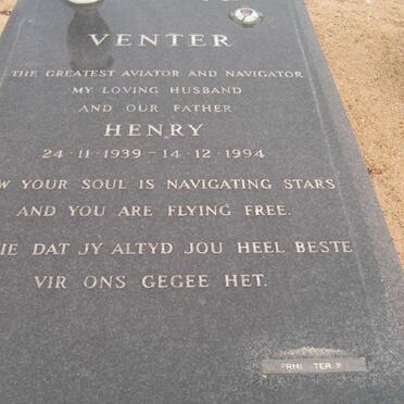 VENTER Henry 1939-1994