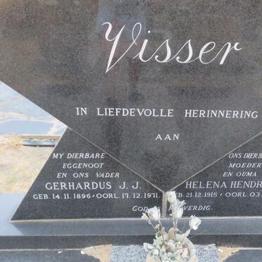 VISSER Gerhardus J.J. 1896-1971 &amp; Helena Hendrieka 1915-1998