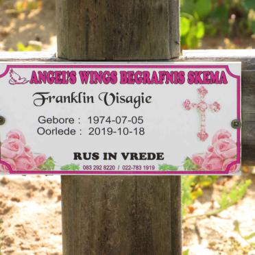 VISAGIE Franklin 1974-2019