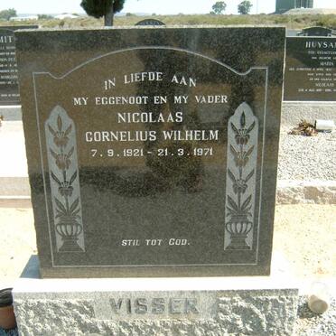 VISSER Nicolaas Cornelius Wilhelm 1921-1971