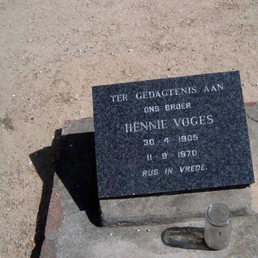 VOGES Hennie 1905-1970