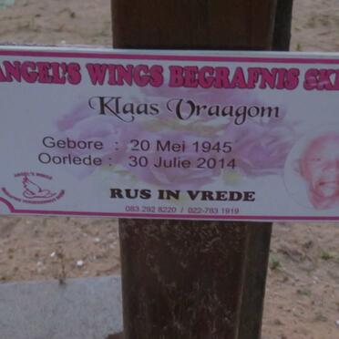 VRAAGOM Klaas 1945-2014