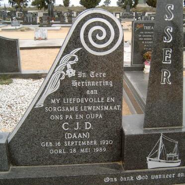 VISSER C.J.D. 1920-1989 &amp; C.J. VAN SCHALKWYK 1924-2010