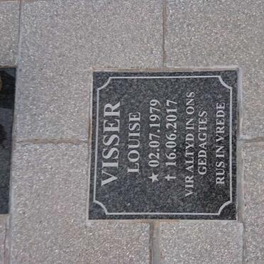 VISSER Louis J.C. 1952-2008 &amp; Hendrika Jacoba DE WITT 1954-1983 :: VISSER Louise 1979-2017