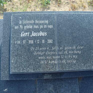 VERMEULEN Gert Jacobus 1938-2002