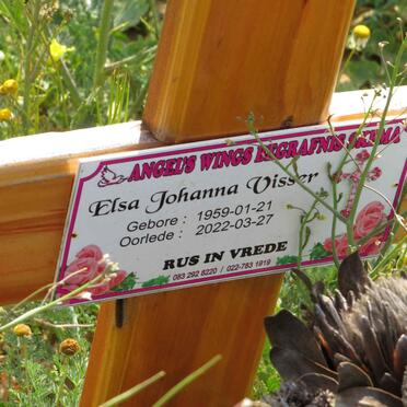 VISSER Elsa Johanna 1959-2022