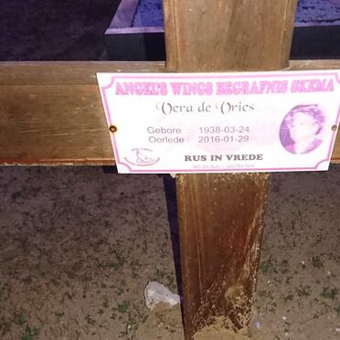 VRIES Vera, de 1938-2016