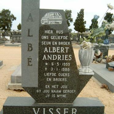 VISSER Albert Andries 1959-1988